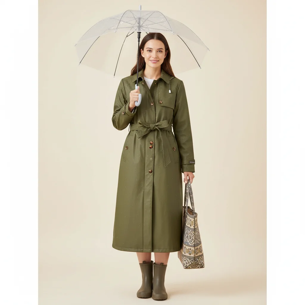 Stylish and Practical Ladies PU Raincoats for Modern Weather Protection