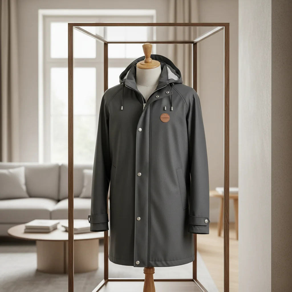 Essential Waterproof Mens Rain Coat for Construction and Outdoor Work