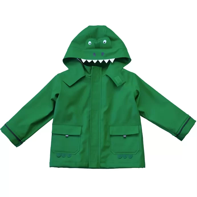 Custom Kids PU Raincoat with Lining China Factory Suppliers