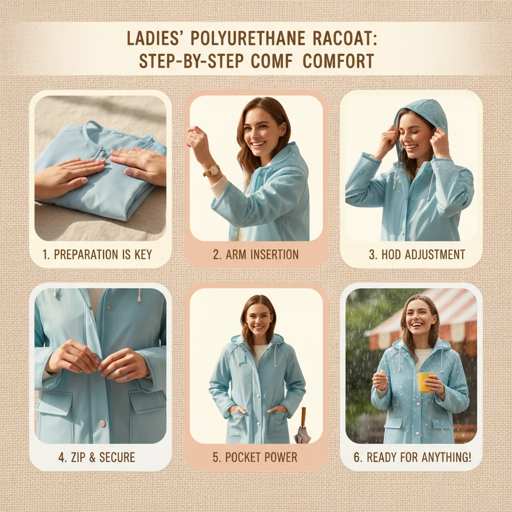 Essential Ladies Polyurethane Raincoats for Weather Protection and Style