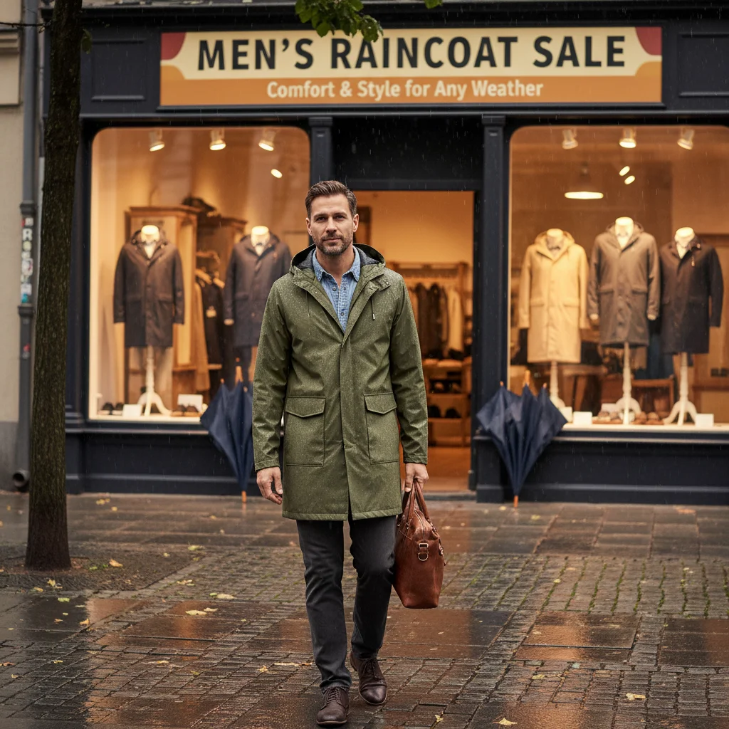 Find Great Deals on Men Raincoat Sale and Stay Dry in Style