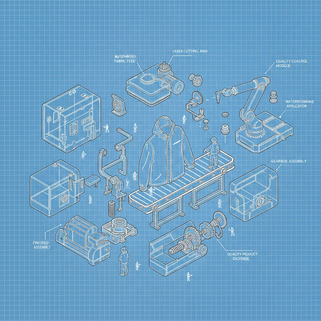 Dúshláin Tógála Nua-Aimseartha a Nascleanúint le Monarchan seaicéad báistí CRUA