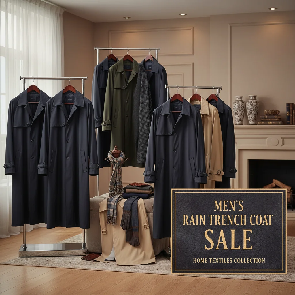 Shop the Best Mens Rain Trench Coat Sale for Timeless Style