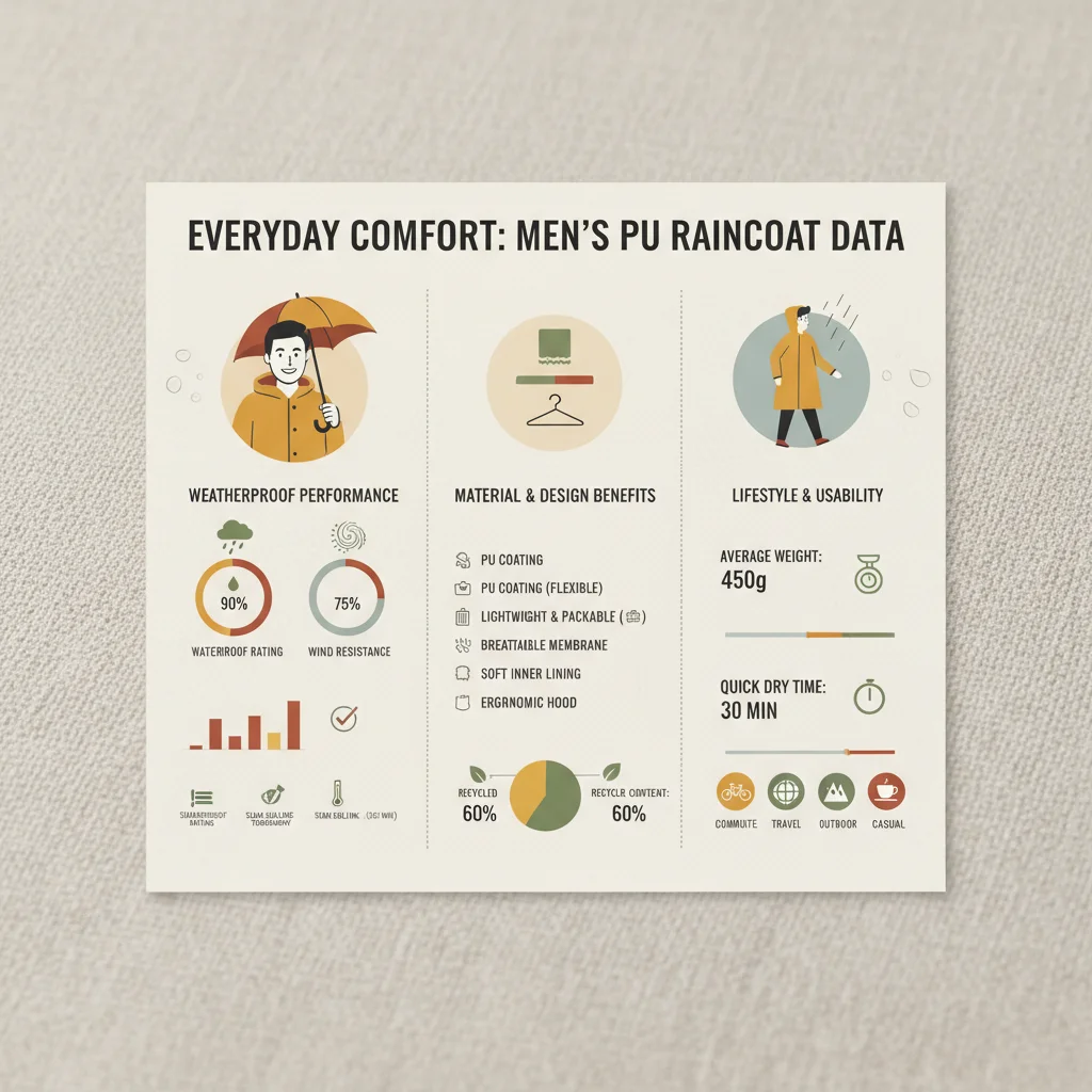 Essential Mens PU Raincoat for Reliable Weather Protection and Outdoor Activities