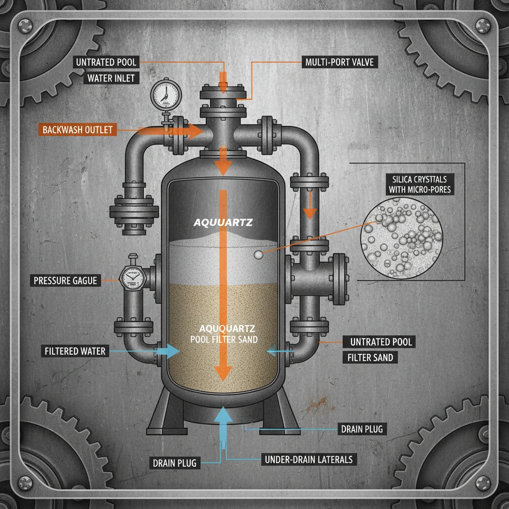 Aquaquartz Pool Filter Sand Reliable Filtration for Crystal Clear Water