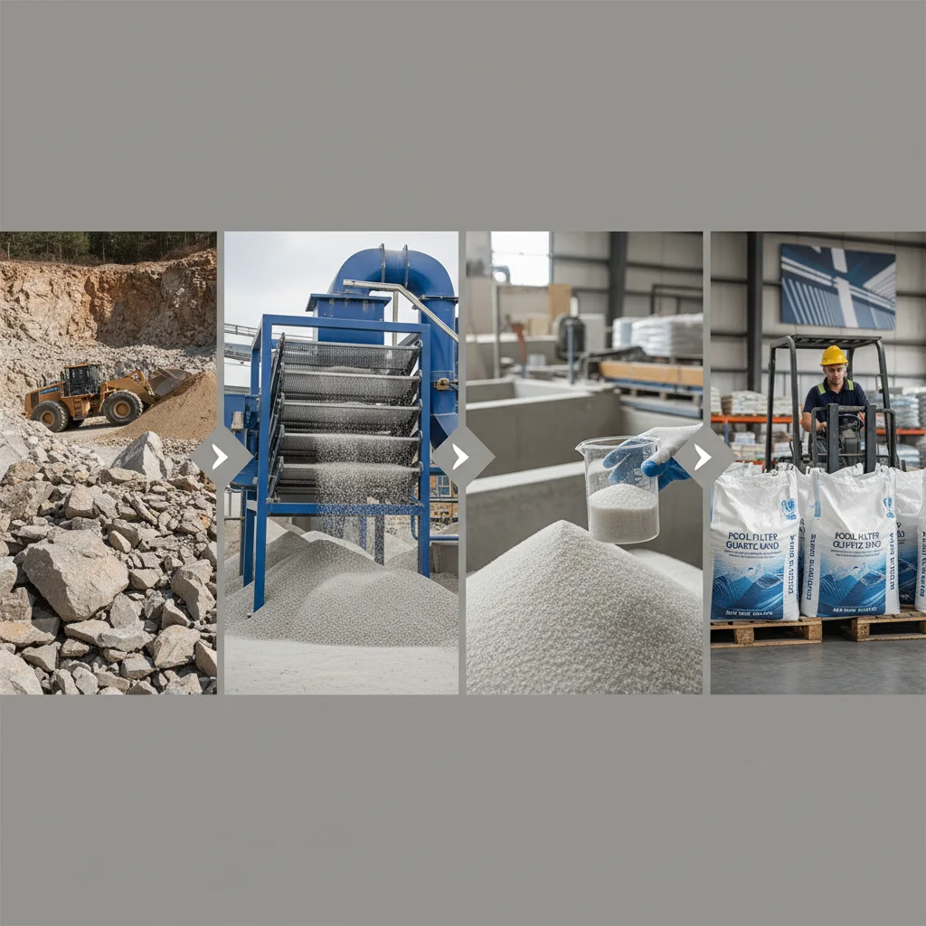 High Purity Quartz Sand for Pool Filter and Water Clarity