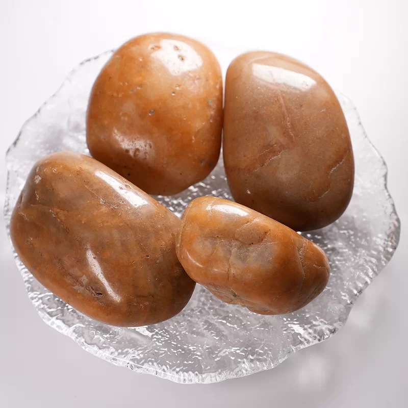 Естественные красочные/белые/черные/желтые булыжники для ландшафтного дизайна парка