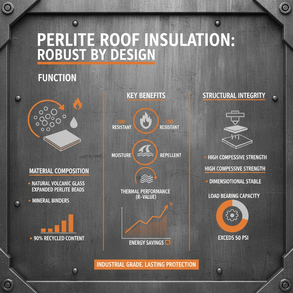 Sustainable Perlite Roof Insulation Board for Energy Efficient Buildings