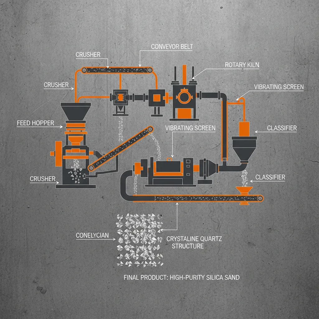 The Critical Role of Crystalline Quartz Sand in Modern Construction and Development