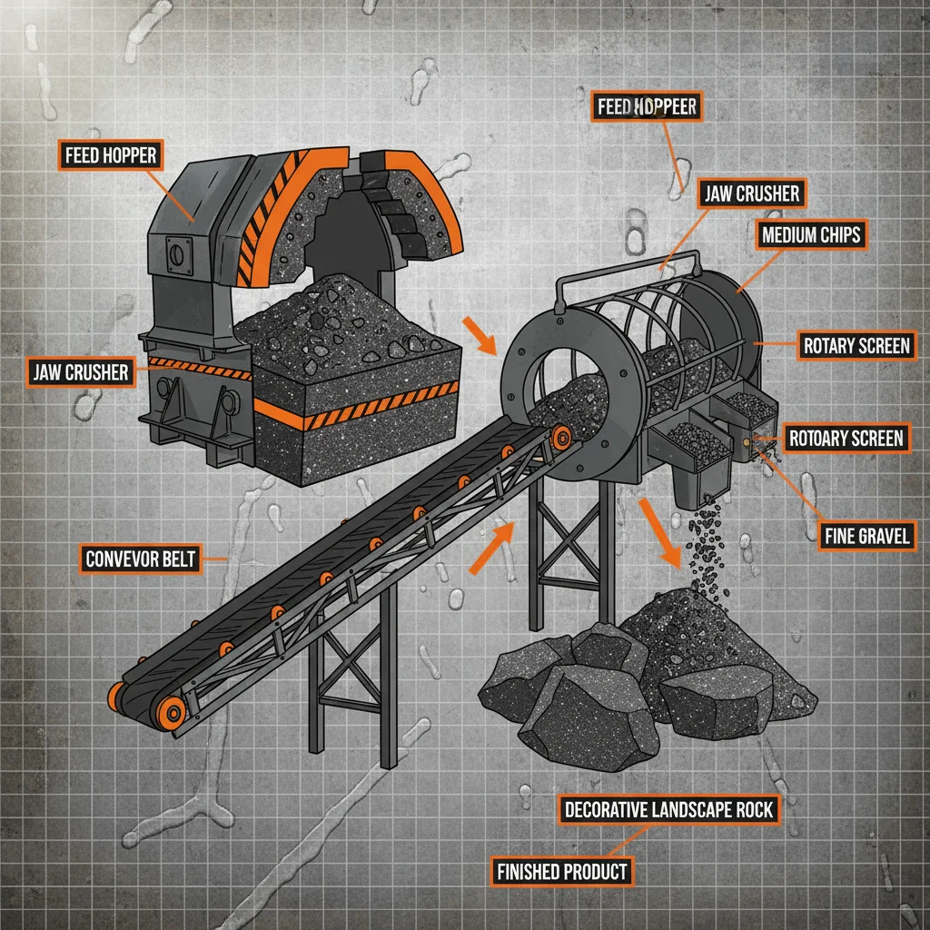 Enhance Outdoor Spaces with Stunning Black Granite Decorative Landscape Rock