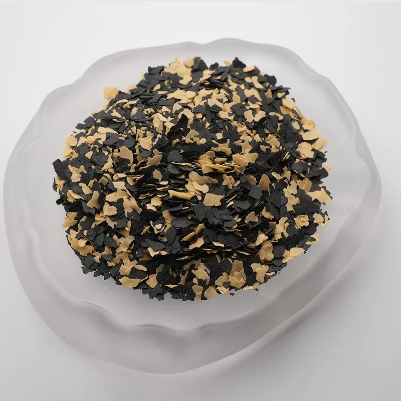 운모 플레이크로 만든 에폭시 바닥용 인기 디자인 효과