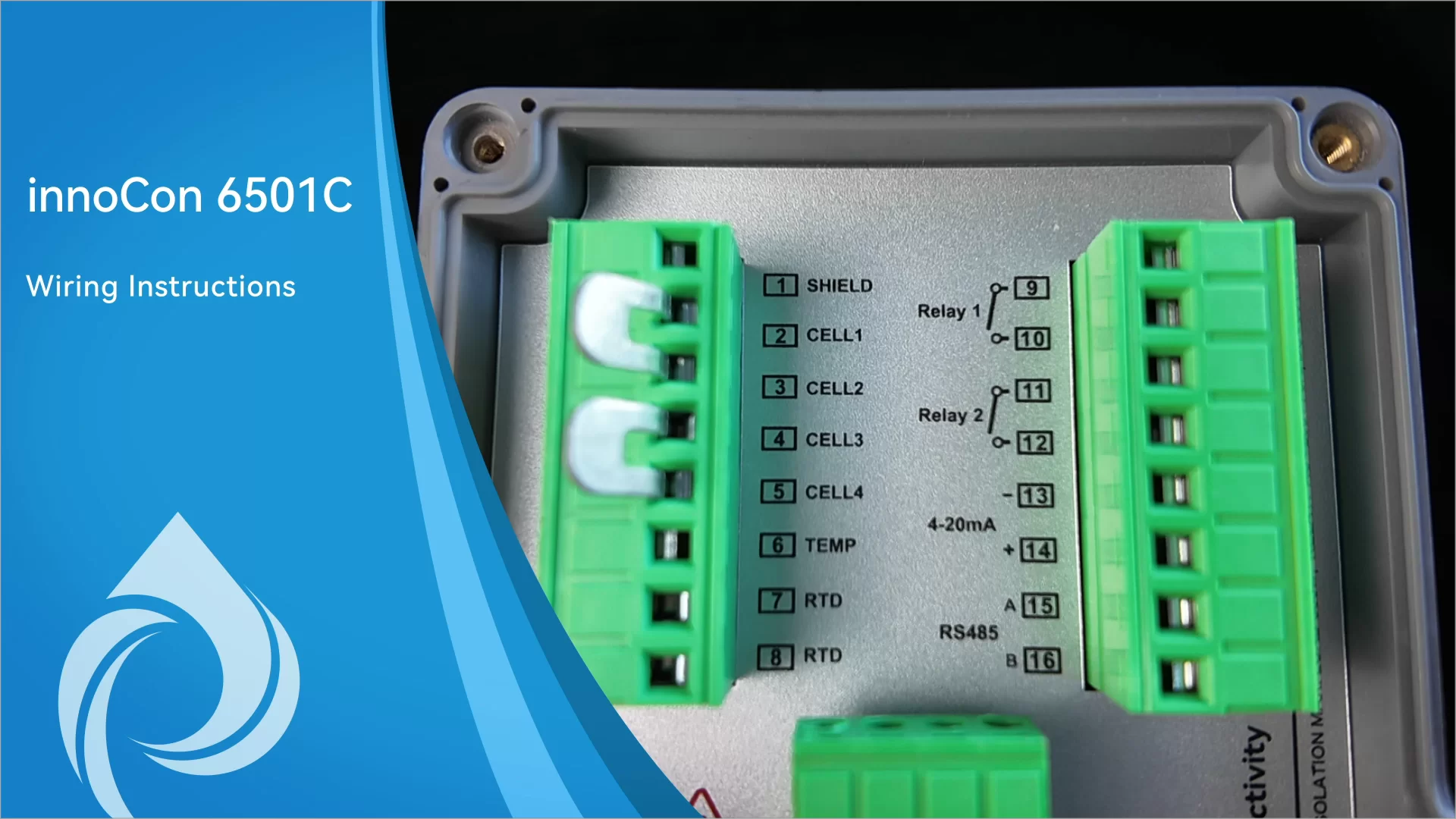 Istruzioni di cablaggio dell’InnoCon 6501C