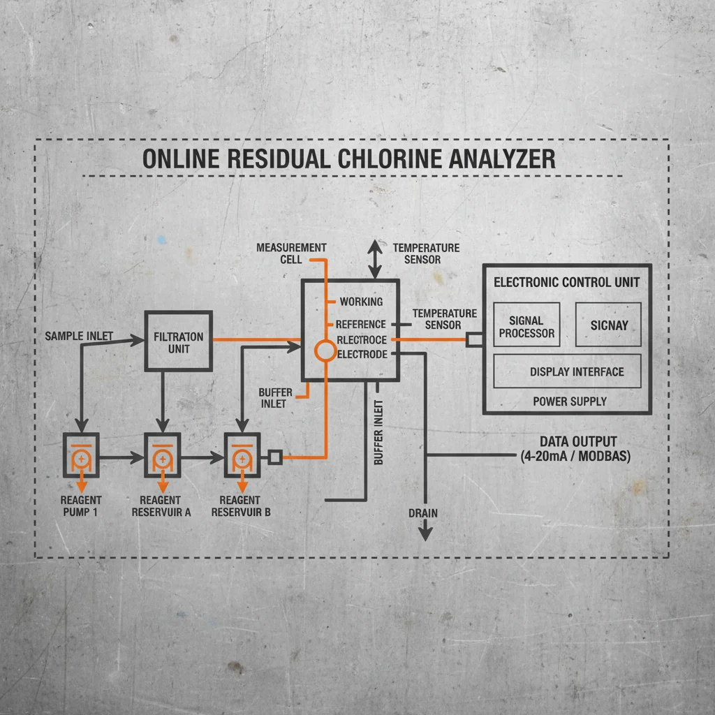 Precision Online Residual Chlorine Analysis