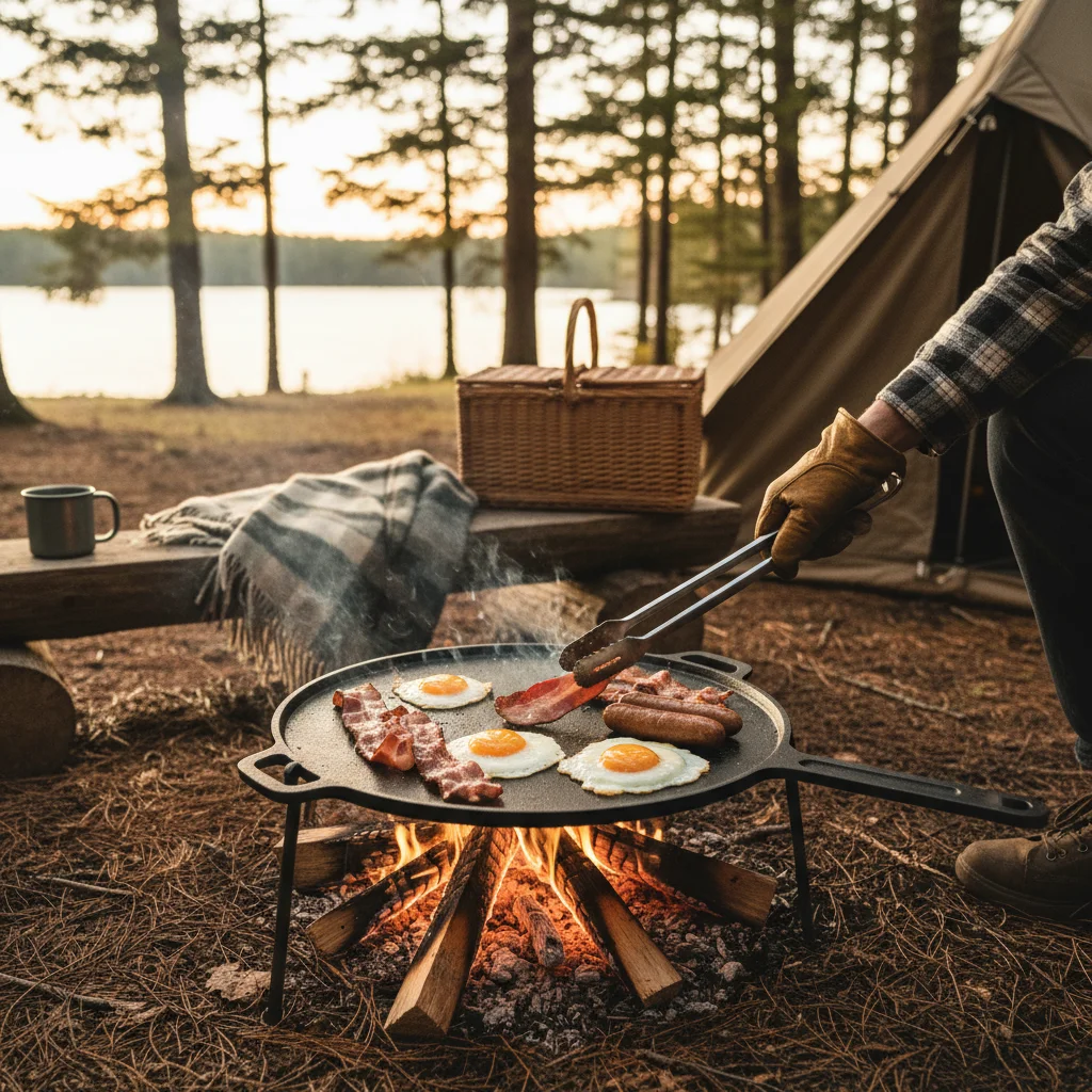 Explore the Enduring Appeal of the Cast Iron Camping Griddle for Outdoor Cooking