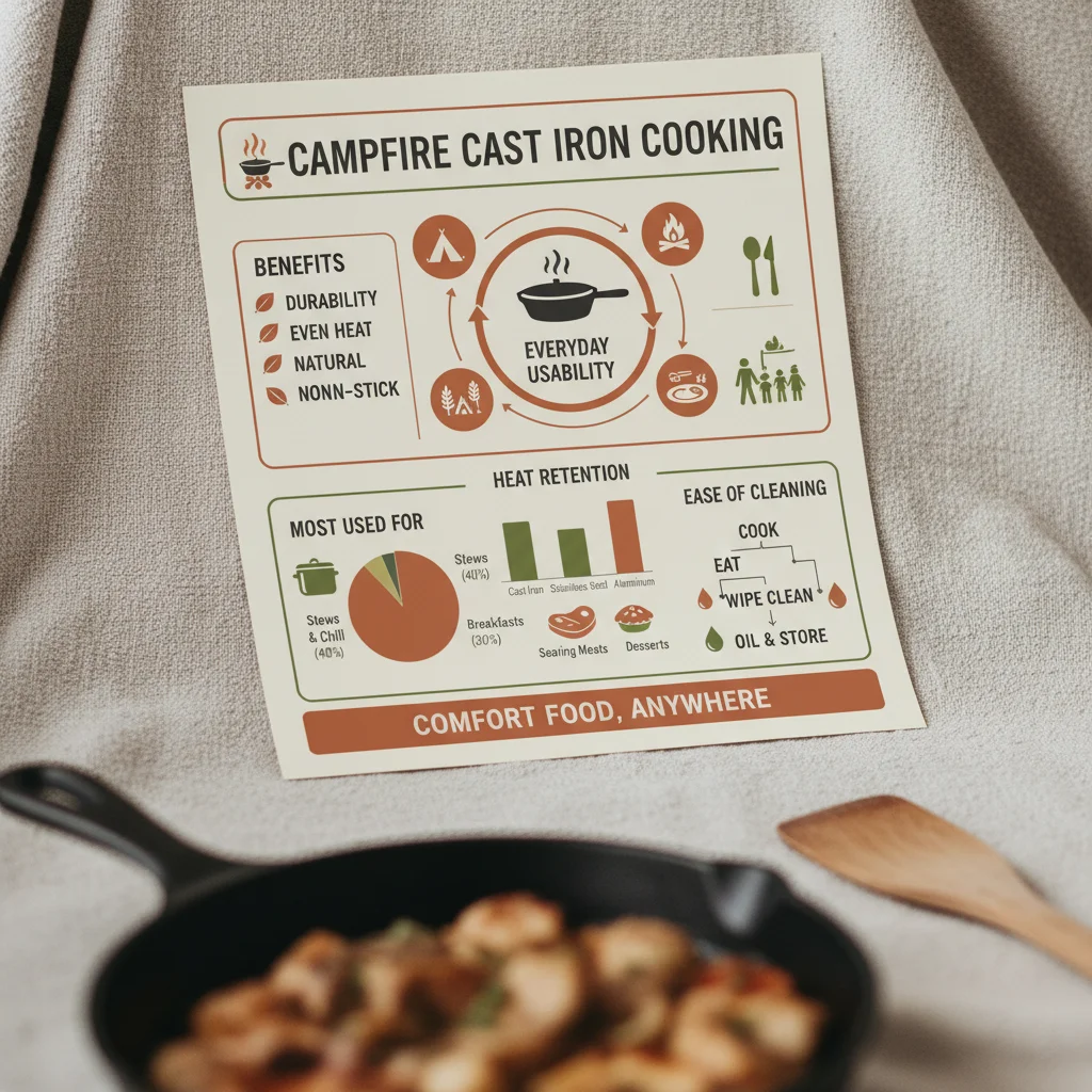 The Enduring Legacy of the Campfire Cast Iron Pan for Outdoor Cooking