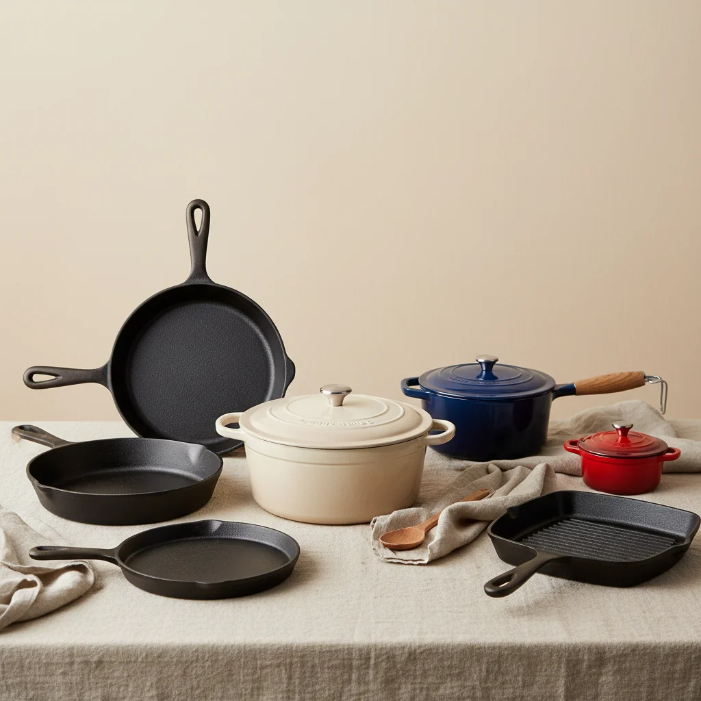 Exploring the Versatility of Different Types of Cast Iron Cookware for Modern Kitchens