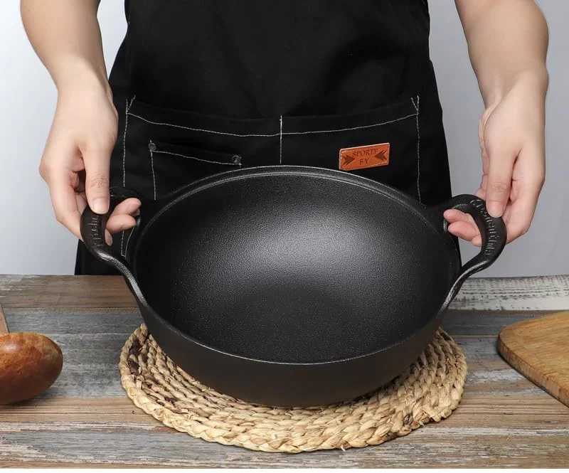  cast iron wok sale