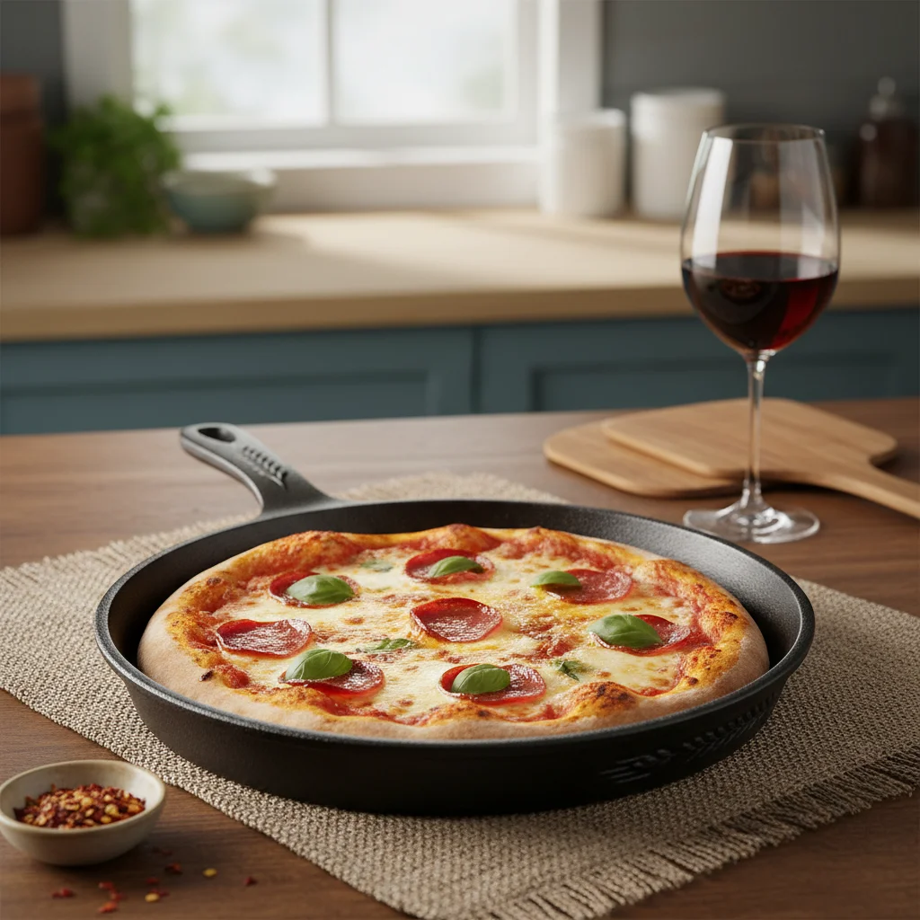Elevate Your Pizza Nights with a Custom Cast Iron Pizza Pan from JSY Cast Iron