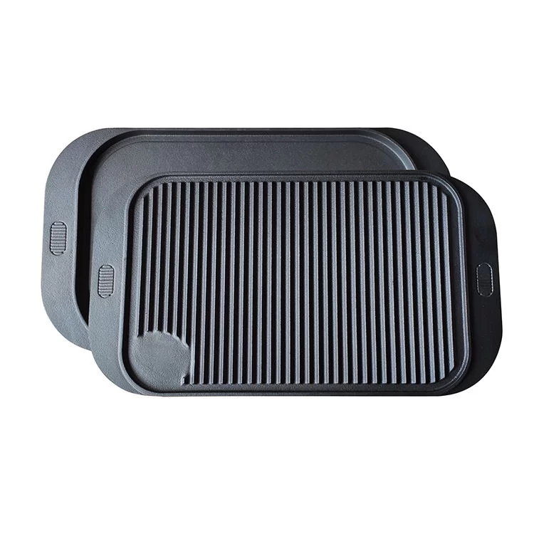 20 Inch Non Stick Cast Iron Griddle Plate For BBQ