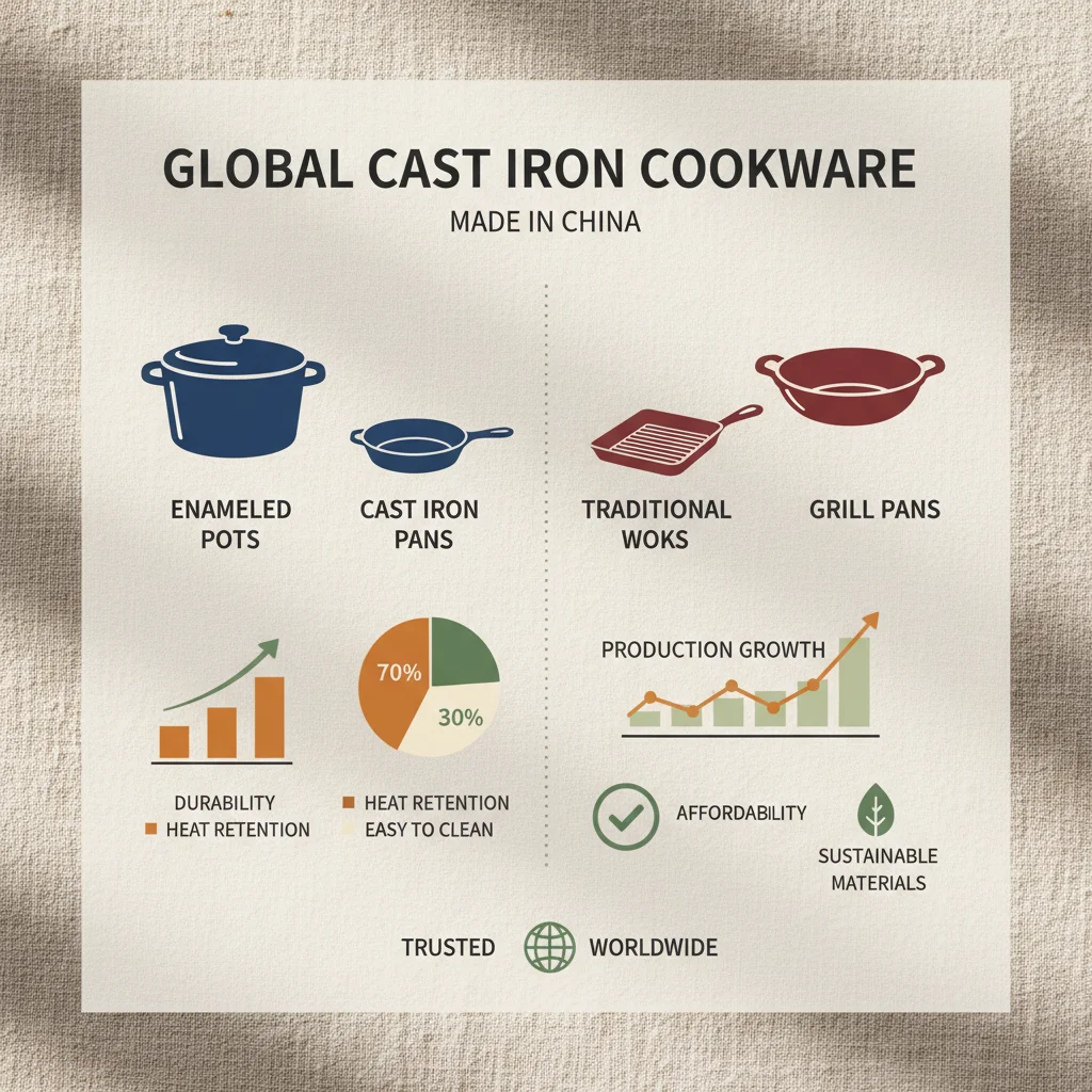 Premium Cast Iron Cookware Art Crafted in China