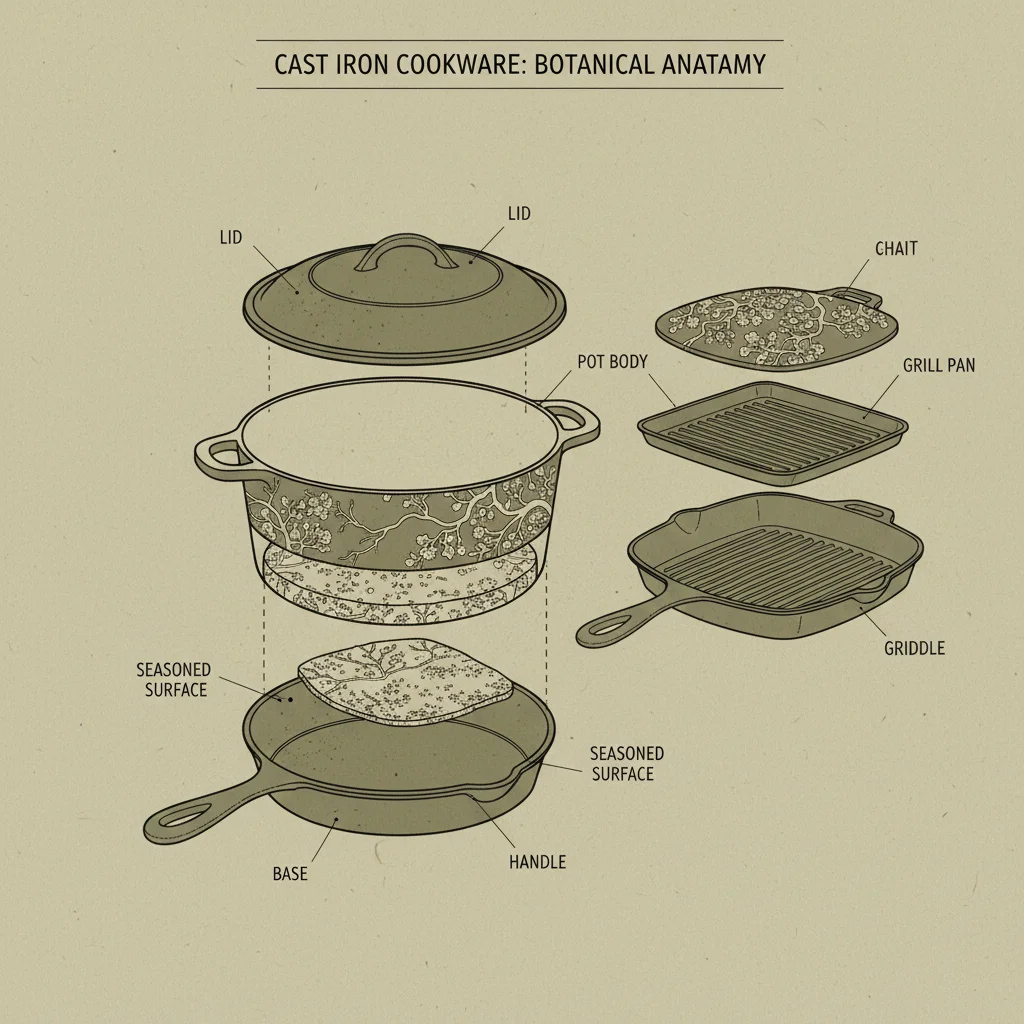 Exploring Diverse Cast Iron Cookware Types and Their Practical Applications