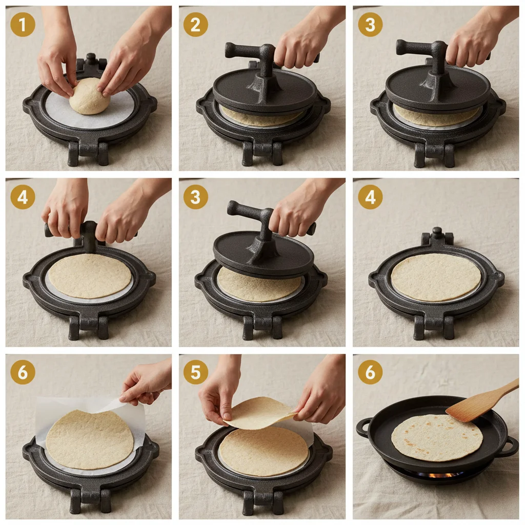 Invest in Authentic Flavor with a High Quality Cast Iron Tortilla Press