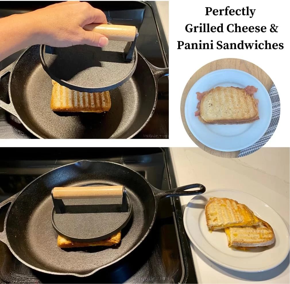 pressed cast iron pan