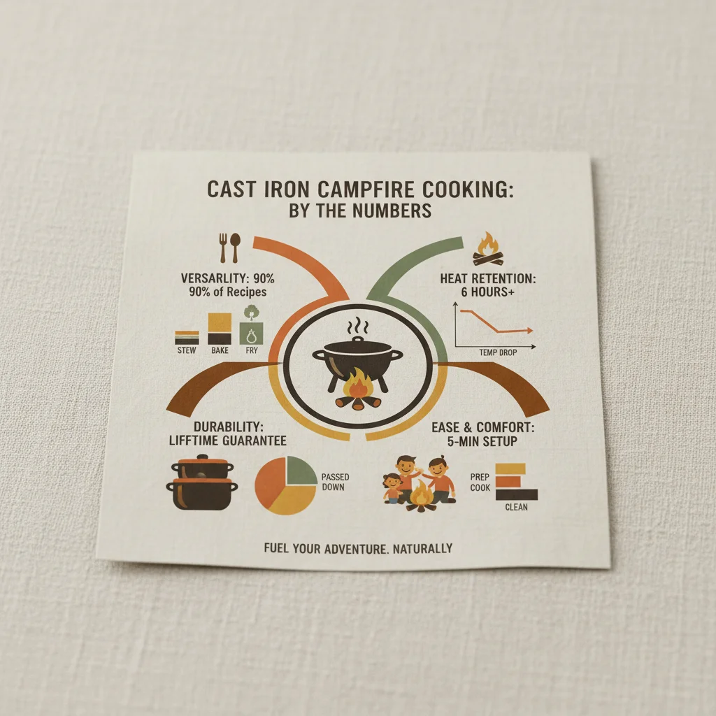 Embrace the Timeless Tradition of Cast Iron Campfire Cooking