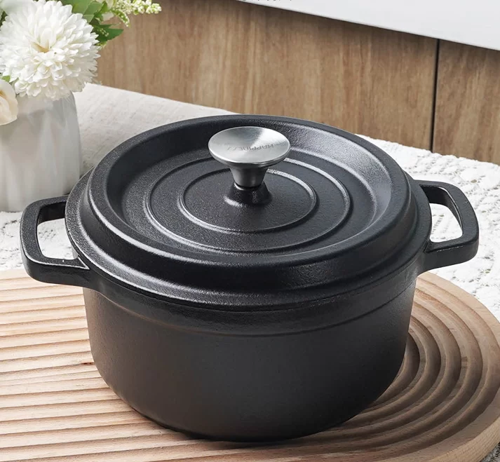 5 Quarts støpejern nederlandsk ovn for brødbaking
