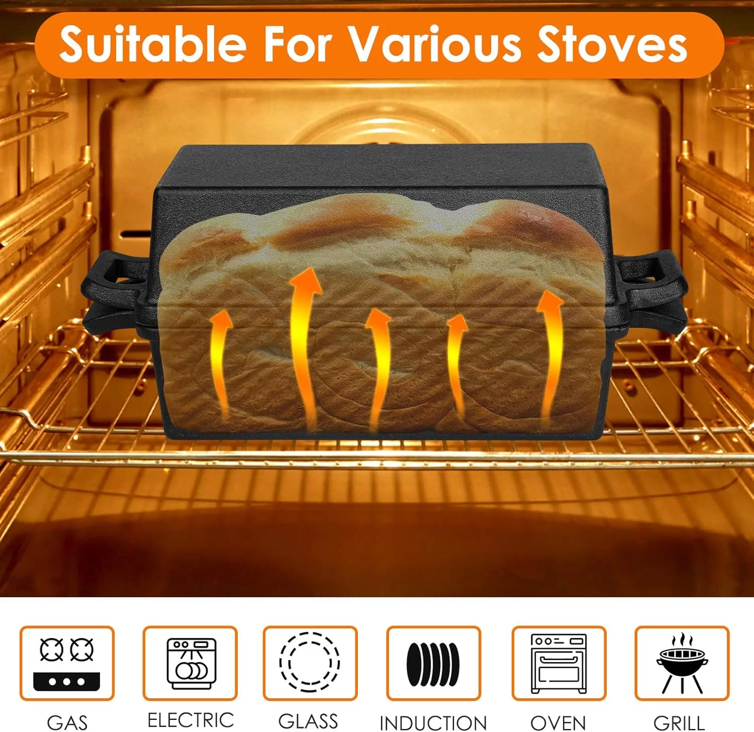 different types of cast iron pans