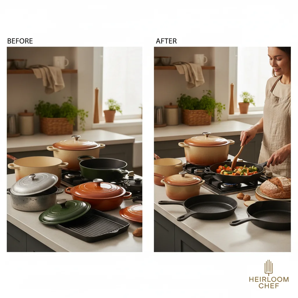 The Indispensable 8 Piece Cast Iron Cookware Set for Demanding Work Sites
