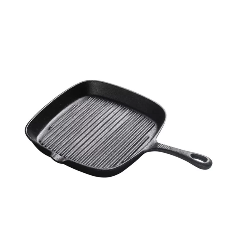 non stick cast iron grill pan
