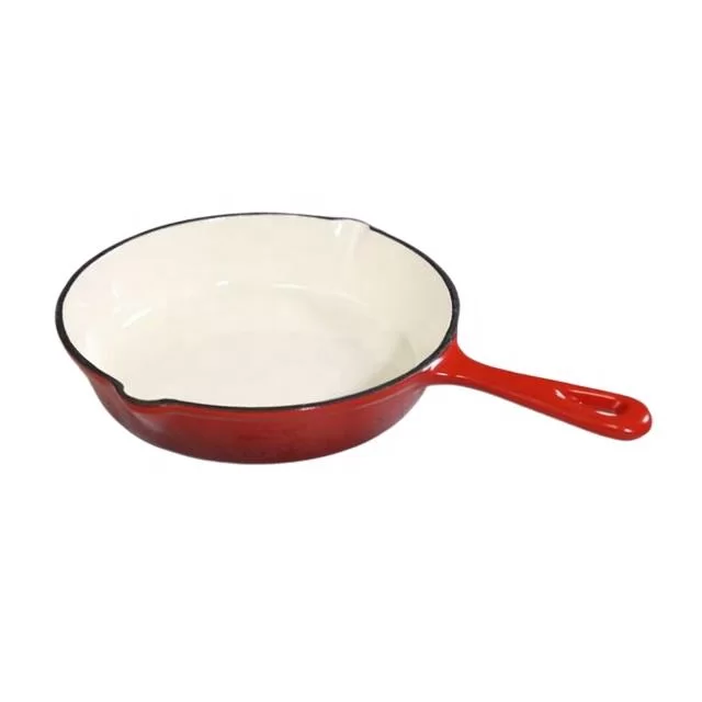  white enamel skillet