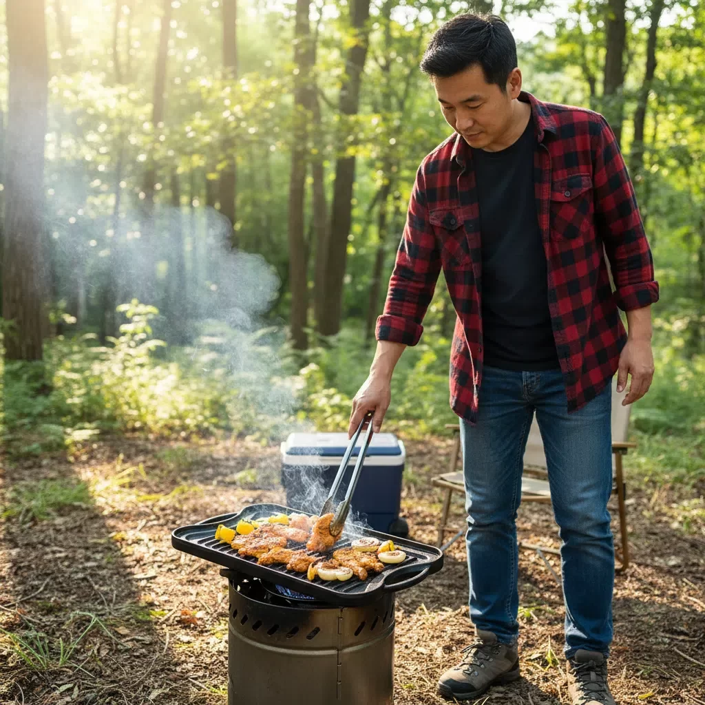 20″ X 10″ malmist pööratav grillplaat