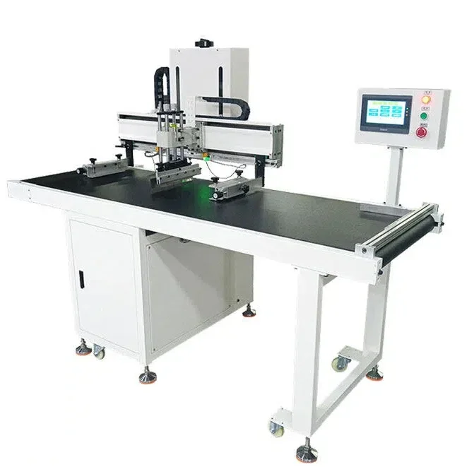4-Station Manual Rotary Screen Printing Press