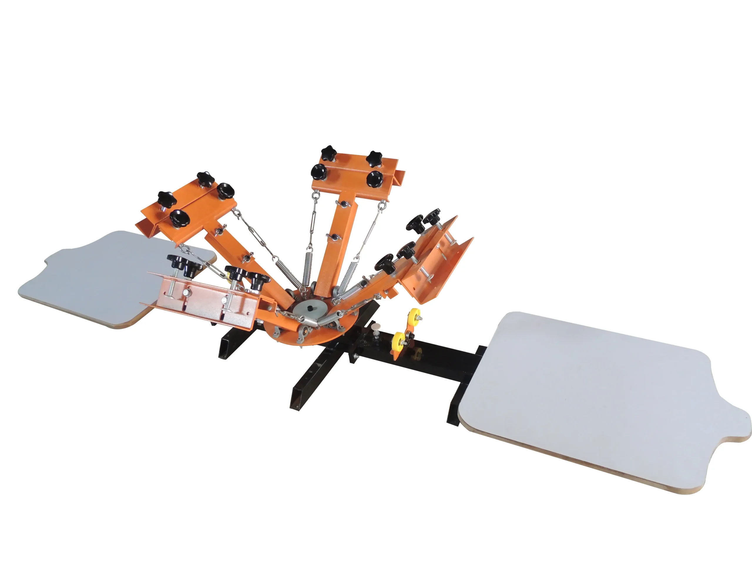 JMSP024S 4 Color 2 Station Screen Printing Machine China Factory Suppliers