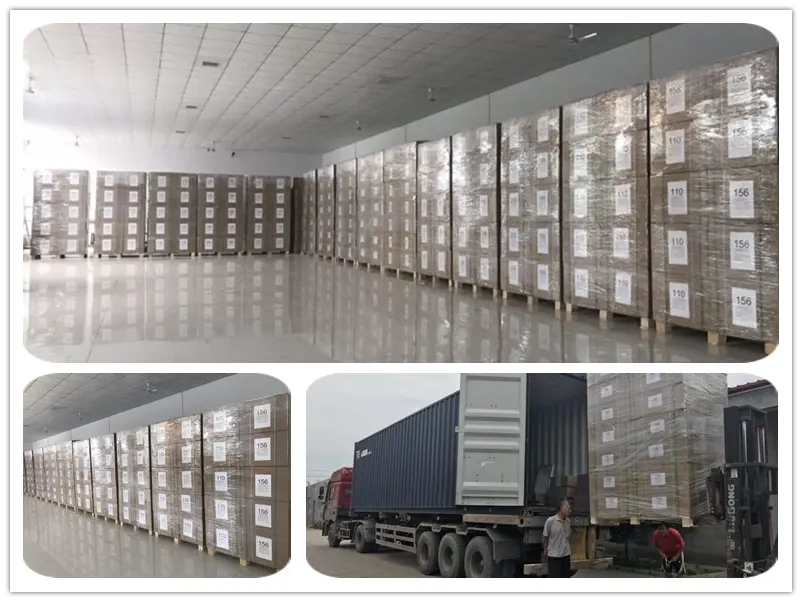 Imágenes de embalaje y envío.