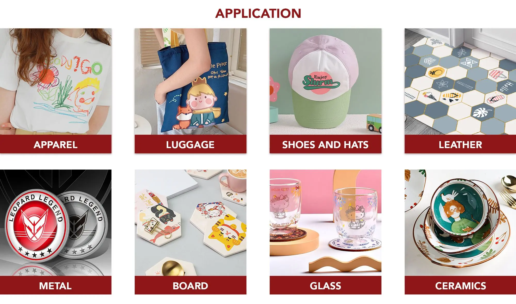 Phân loại ứng dụng của in ấn màn hình