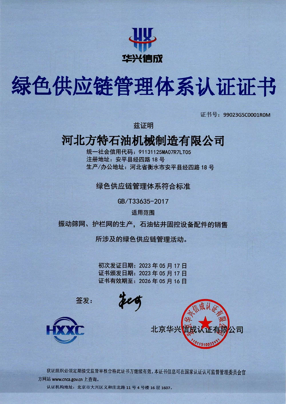High Flow Rate Shaker Mesh