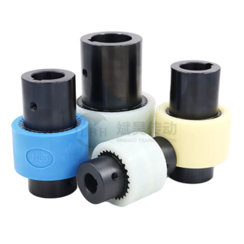 Le couplage à manchon en nylon NL Gear est utilisé pour les pompes à eau, les ventilateurs et les réducteurs