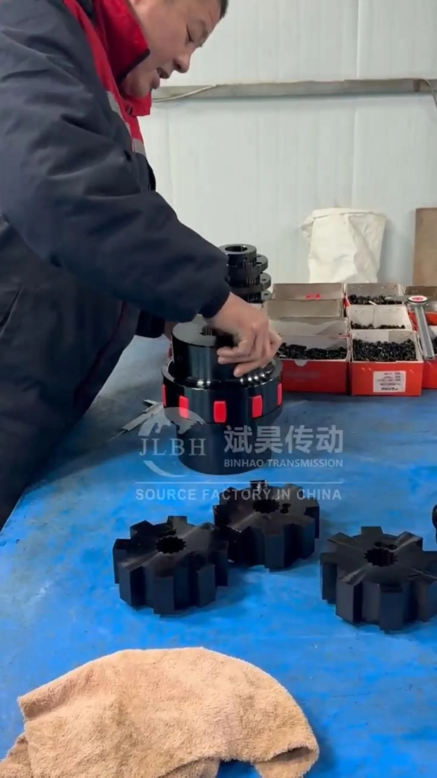 XL Star shaped elastic coupling