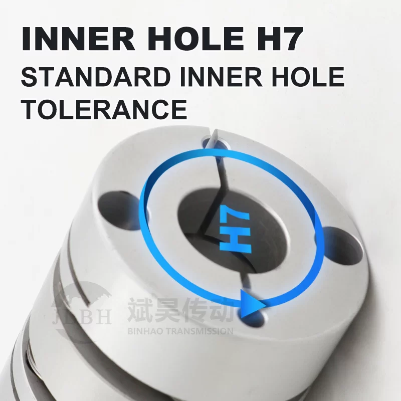 Заціскная муфта з падвойнай дыяфрагмай SDM з алюмініевага сплаву для кадавальнікаў серводвигателей