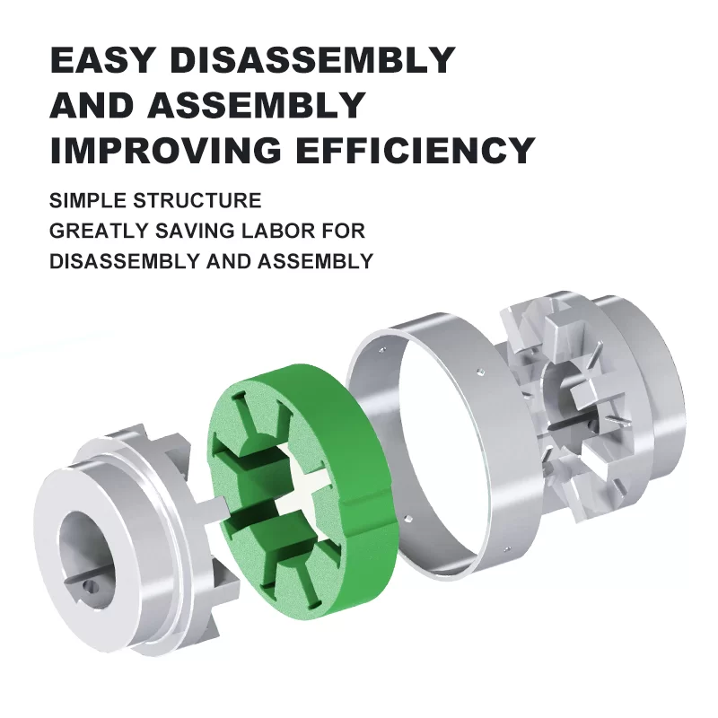 R-serie vervanging van elastomeerkoppeling Rexnord Falk Wrapflex