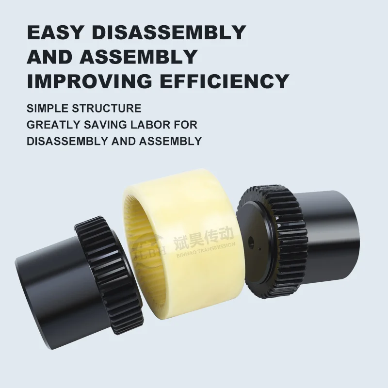 TGL 曲歯歯車ナイロン スリーブ カップリング AC DK Bowex