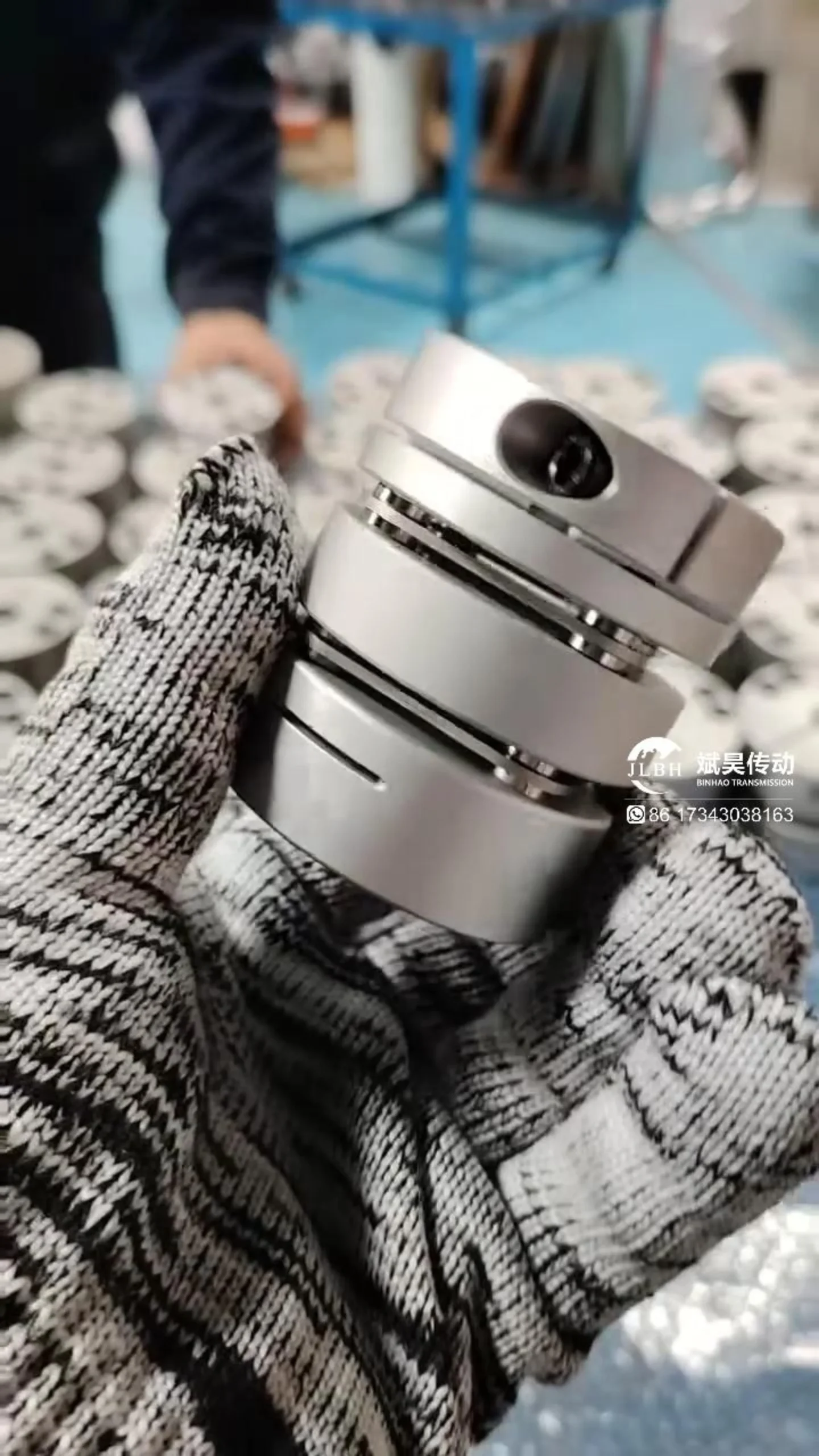 SDM Hooggevoelige dubbelmembraanklemkoppeling van aluminiumlegering