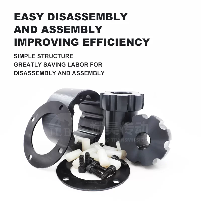 Зубчатая муфта с нейлоновым штифтом ZL