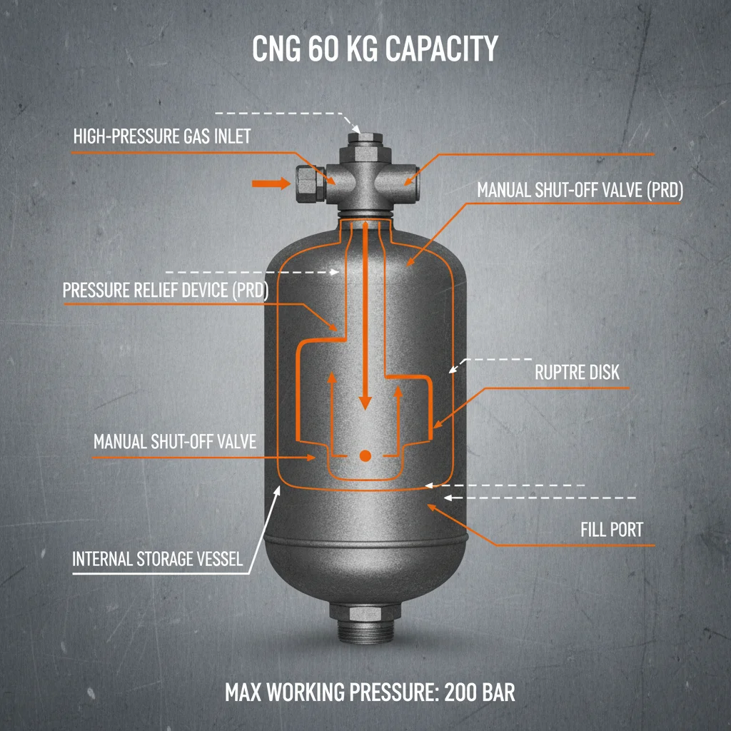 Exploring the Versatility and Safety of the CNG 60 kg Cylinder