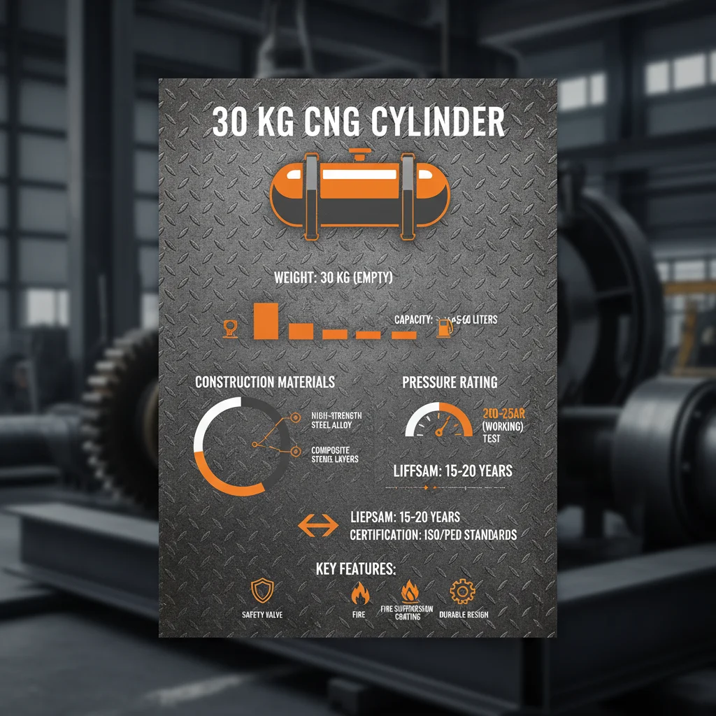 Advancements and Applications of the 30 kg cng cylinder for Sustainable Energy
