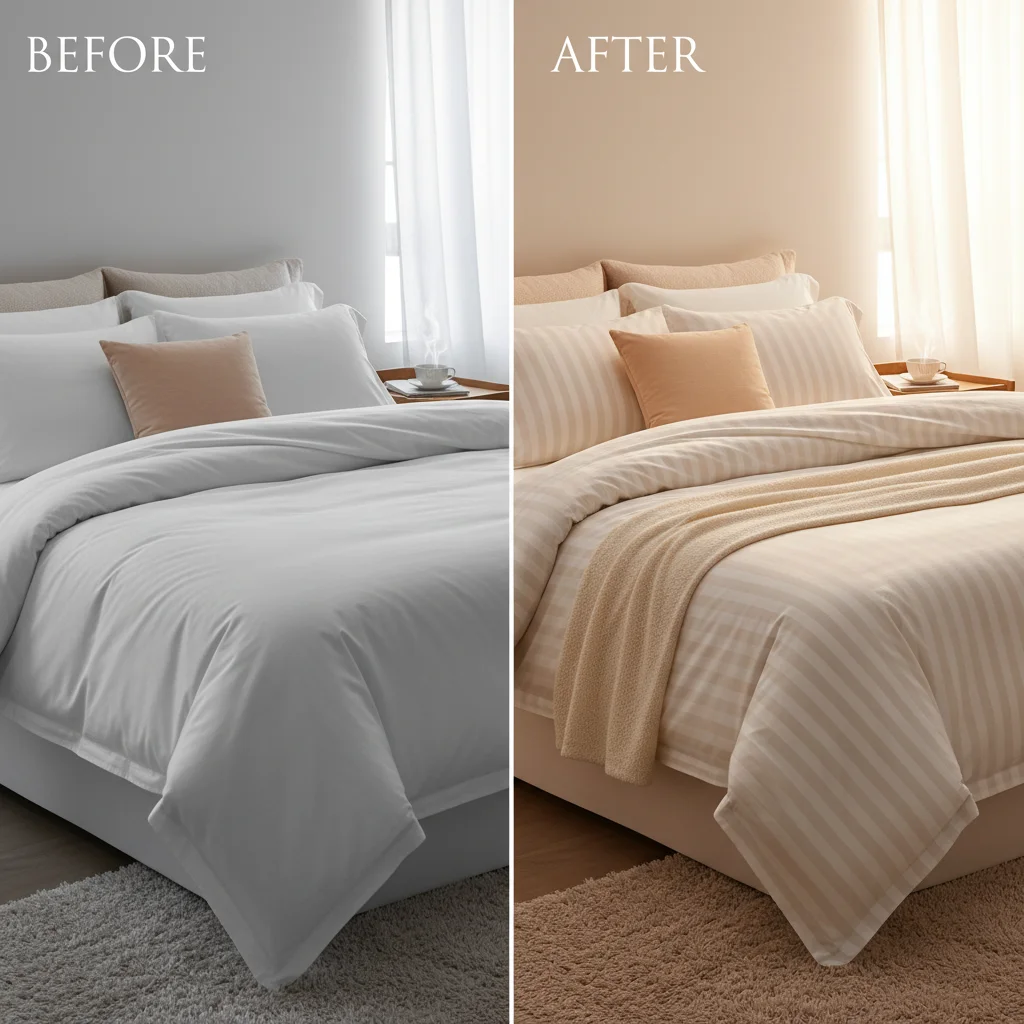 Premium Hotel Stripe Bed Linen for Luxury Hospitality Success