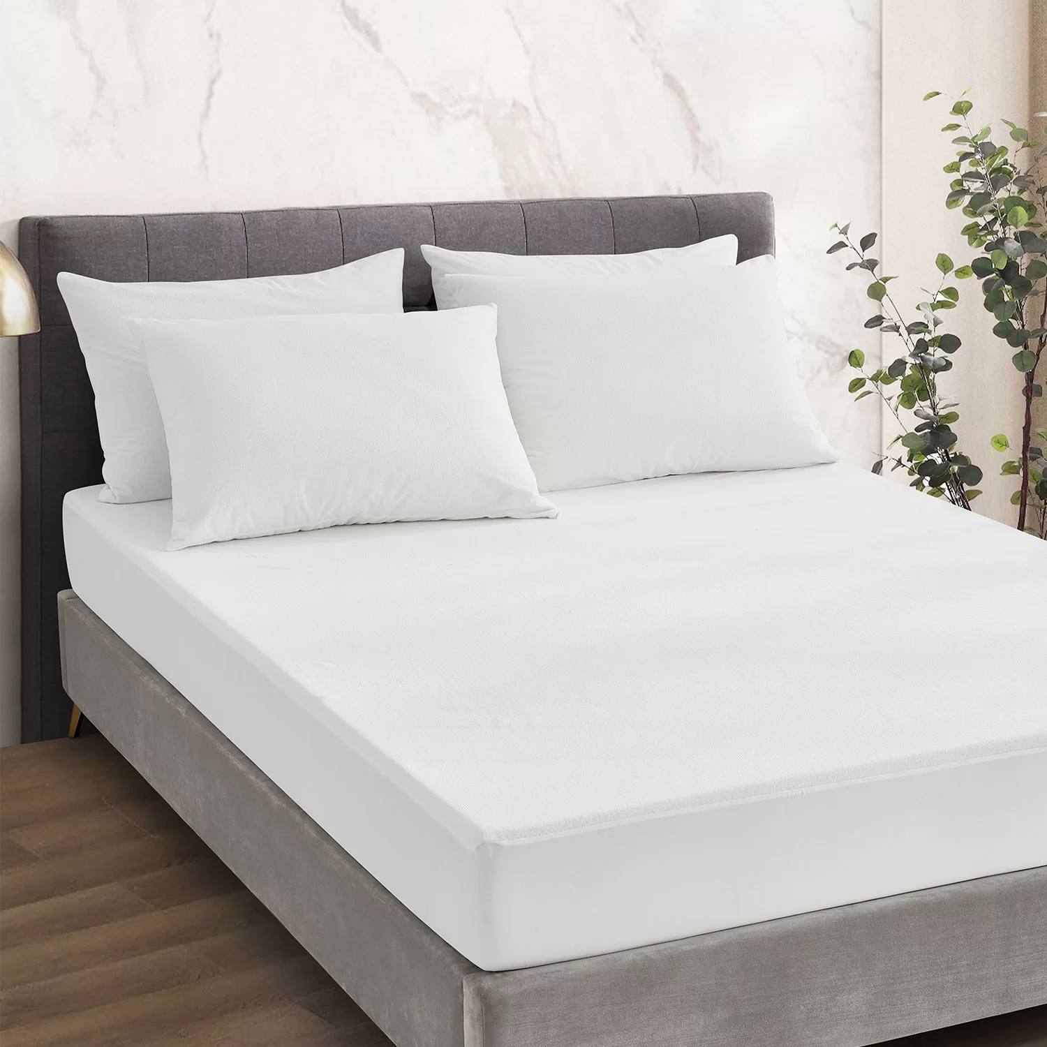 방수 테리 매트리스 보호대